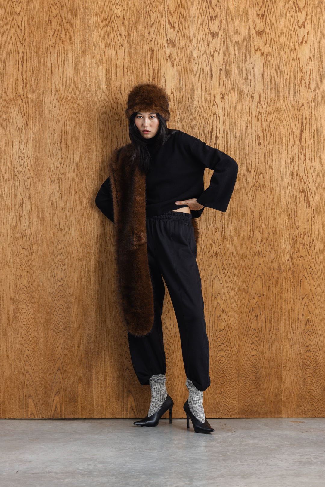 Nouria Polo Neck Knit