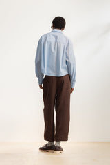 Meadow Cropped Shirt With Tie
