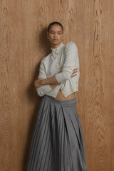 Amani High-Neck Cardigan