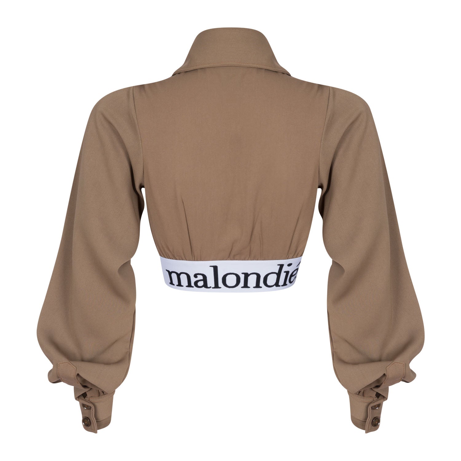 Big Collar Crop Shirt