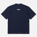 SUHU LOGO NAVY T-SHIRT