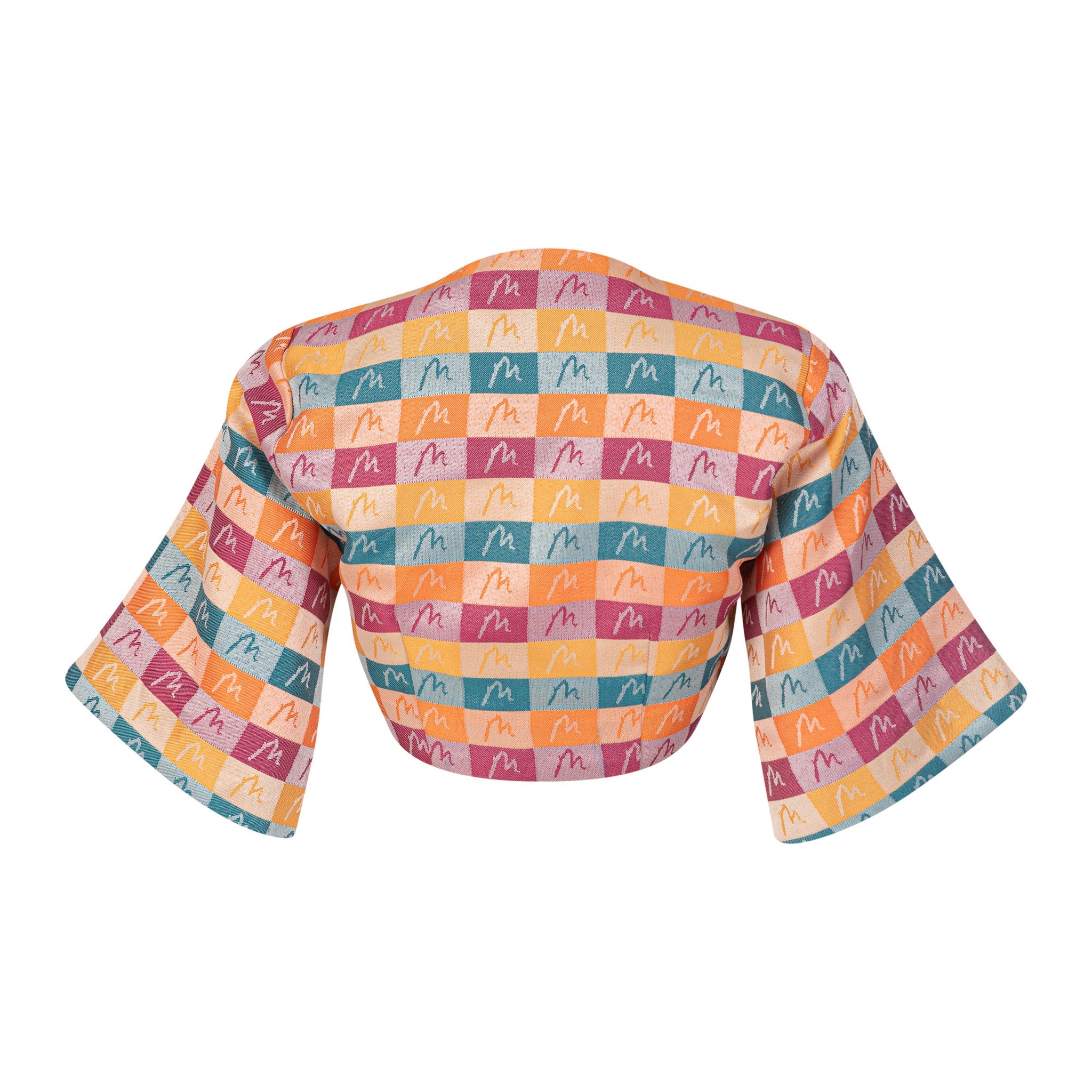 Malondie Summer Block Crop Blouse
