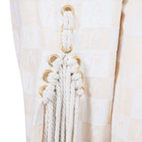 Malondie Woven Front Fringe Pants