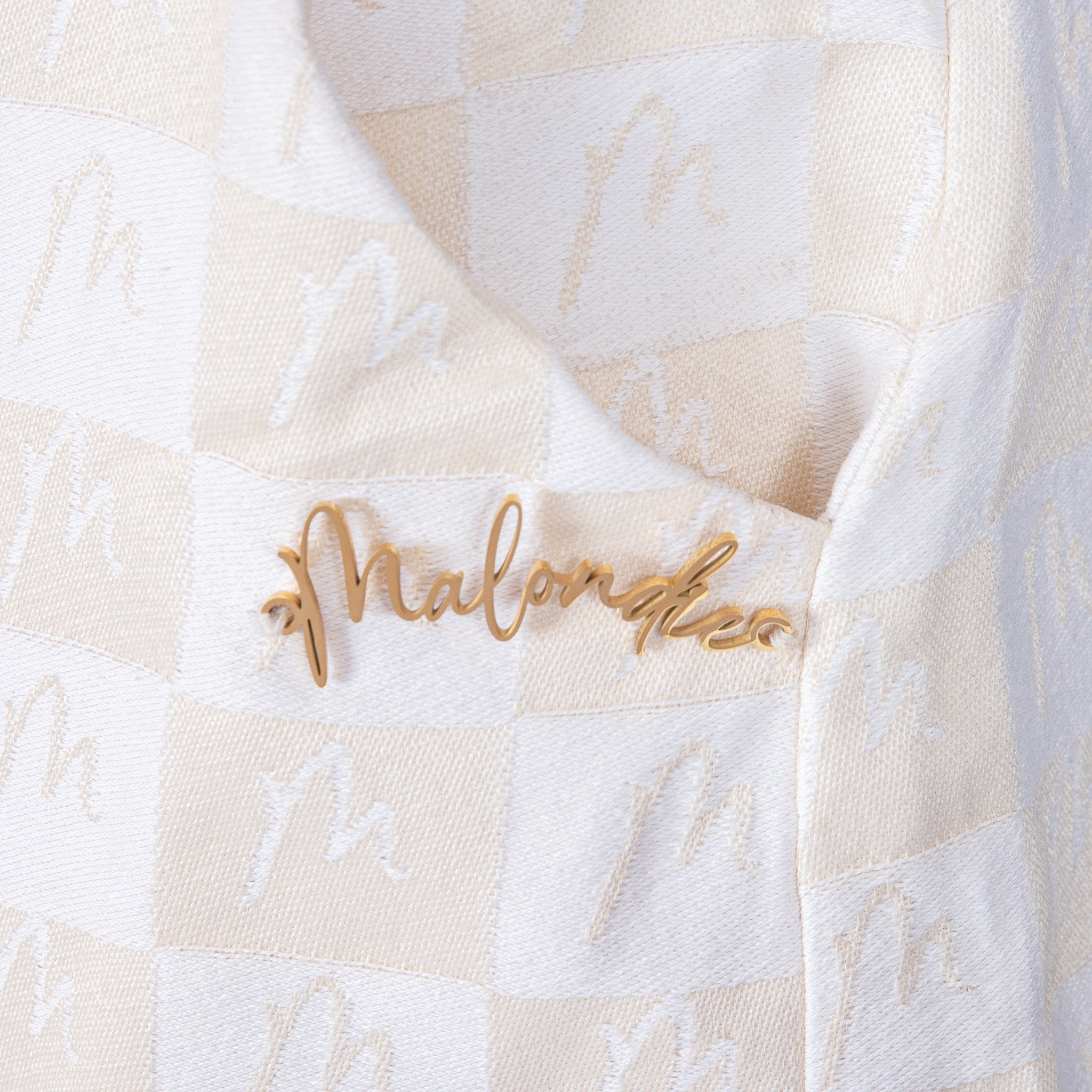 Malondie Woven Front Fringe Pants
