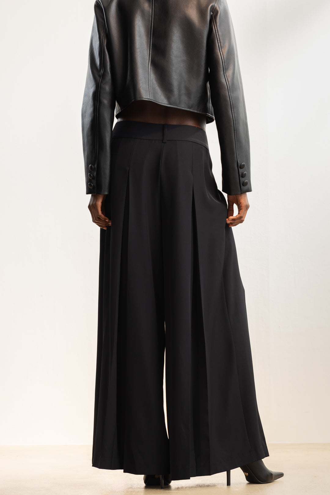 Eleni Inverted Pleat Wide Leg