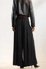 Eleni Inverted Pleat Wide Leg