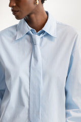 Meadow Cropped Shirt With Tie