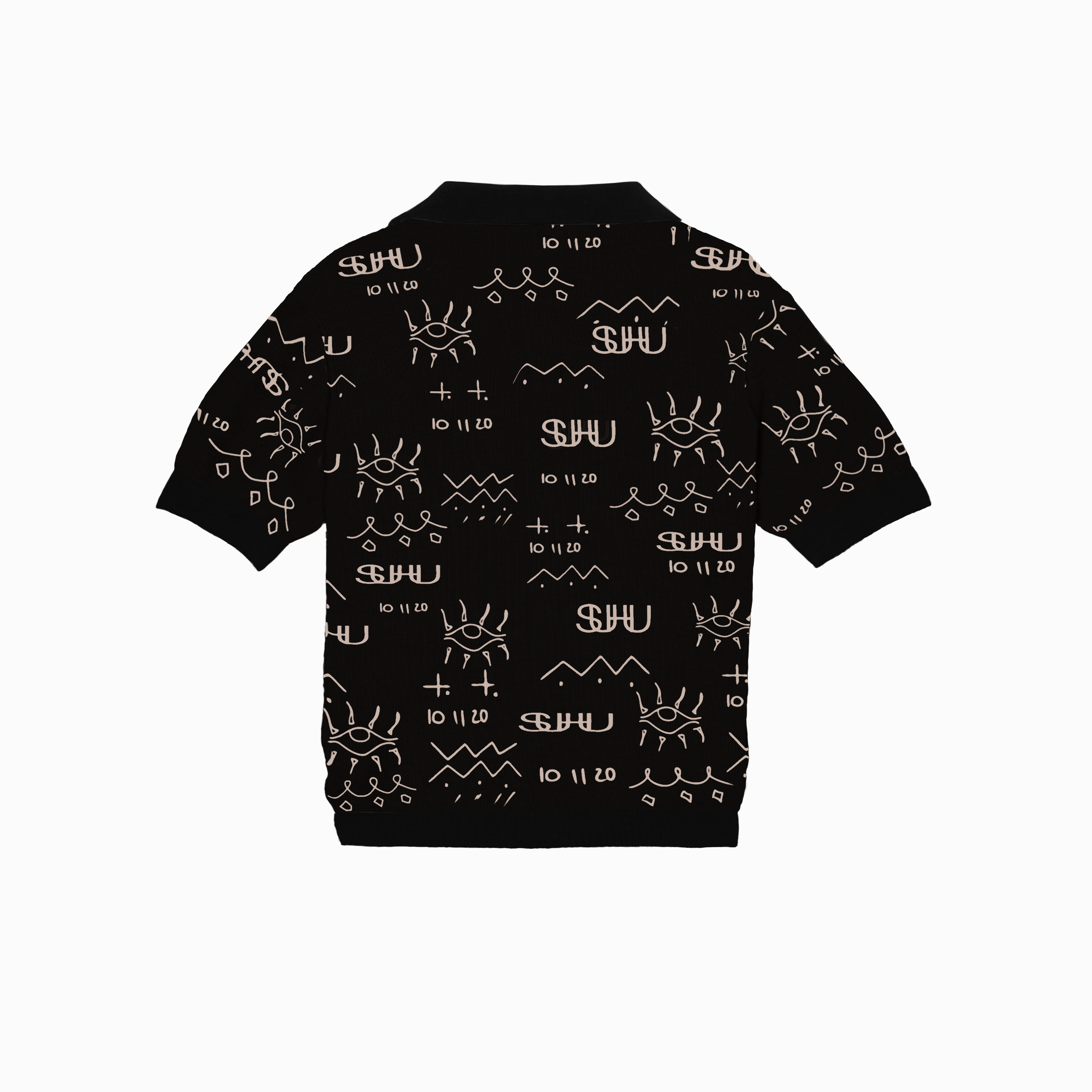 SUHU EYE KNITTED GOLFER (BLACK)