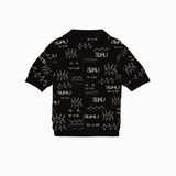 SUHU EYE KNITTED GOLFER (BLACK)