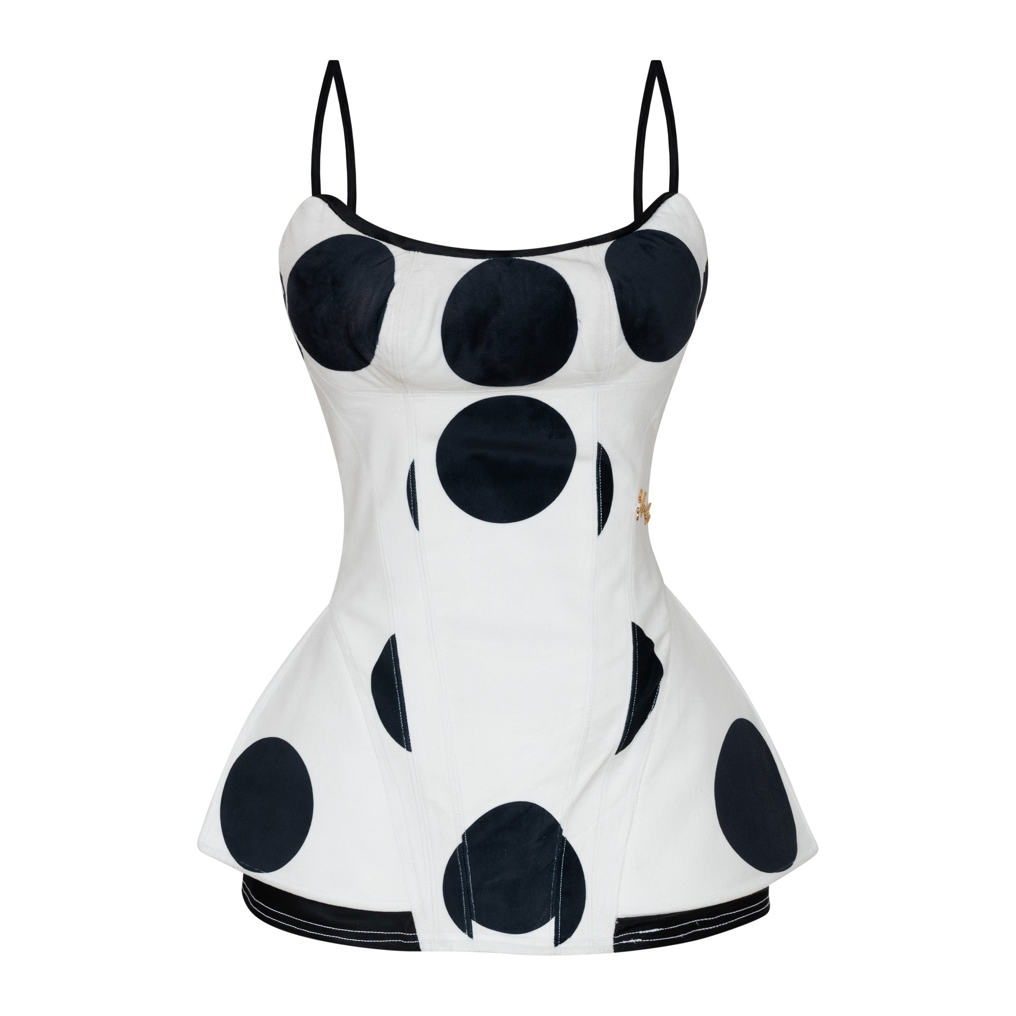 Malondie Polka Poise Corset Top