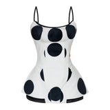 Malondie Polka Poise Corset Top