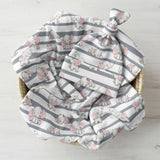 Aai Aai Baby Swaddle and Beanie Set