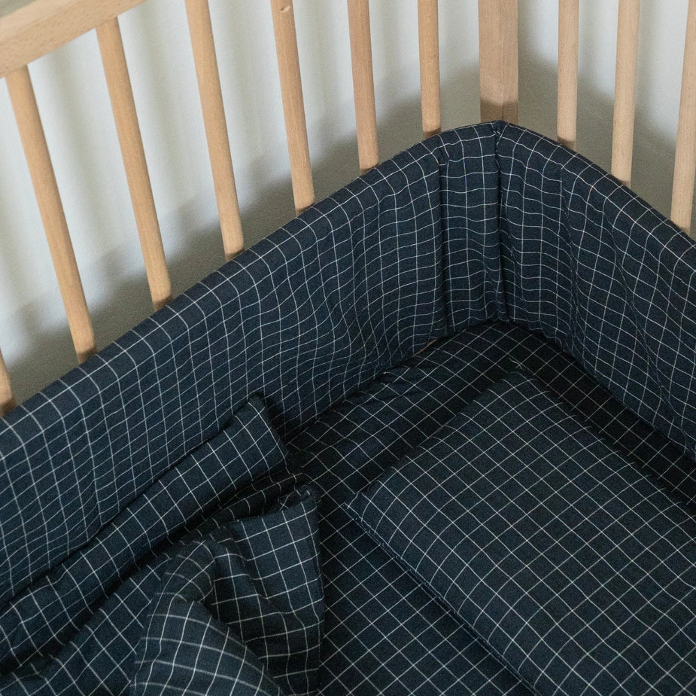 Phlo Studio Washed Cotton Cot Bumper Cover