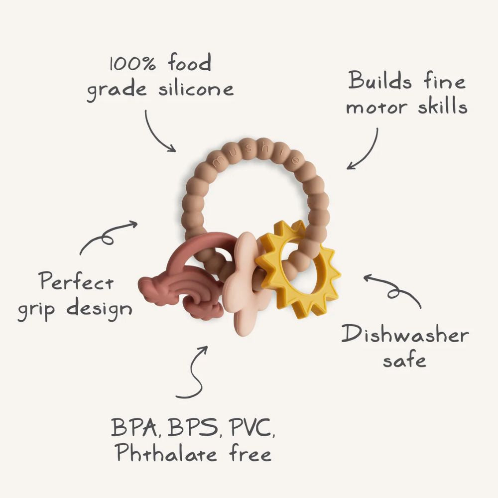 Mushie Teething Rings