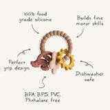 Mushie Teething Rings