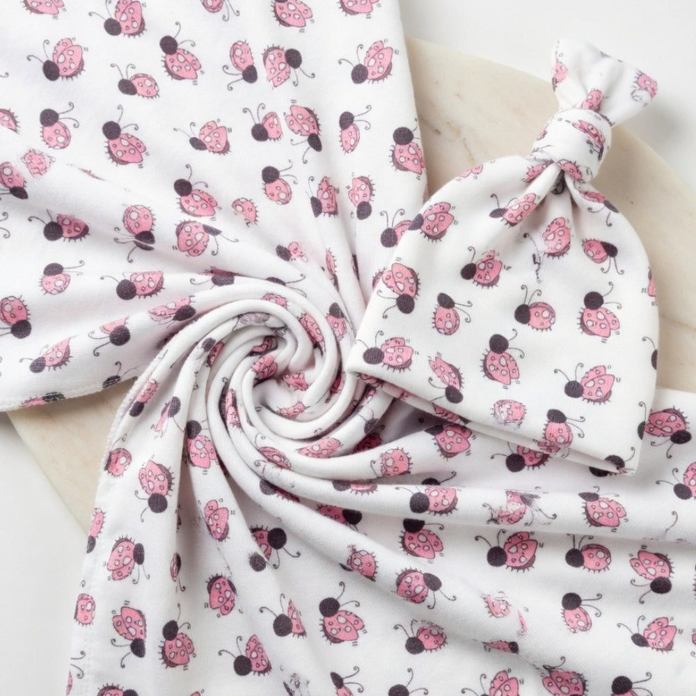 Aai Aai Baby Swaddle and Beanie Set