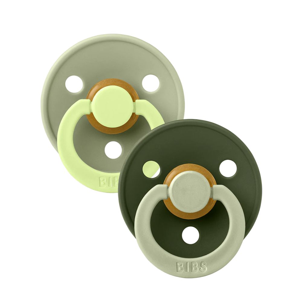 BIBS 2-Pack Latex Colour Fusion Pacifiers