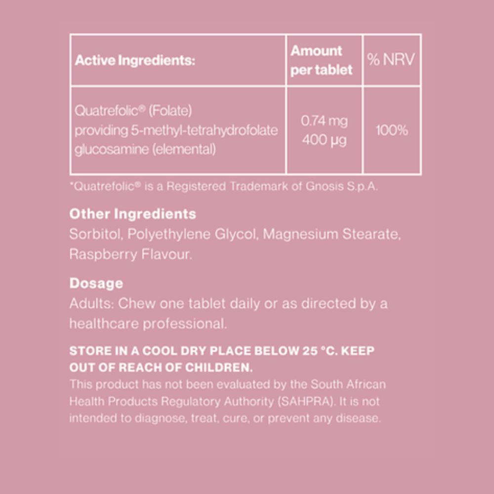 Methylated Folate Chewables