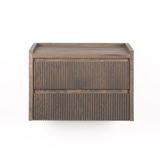 The Monolith Floating Bedside - Ash Brown