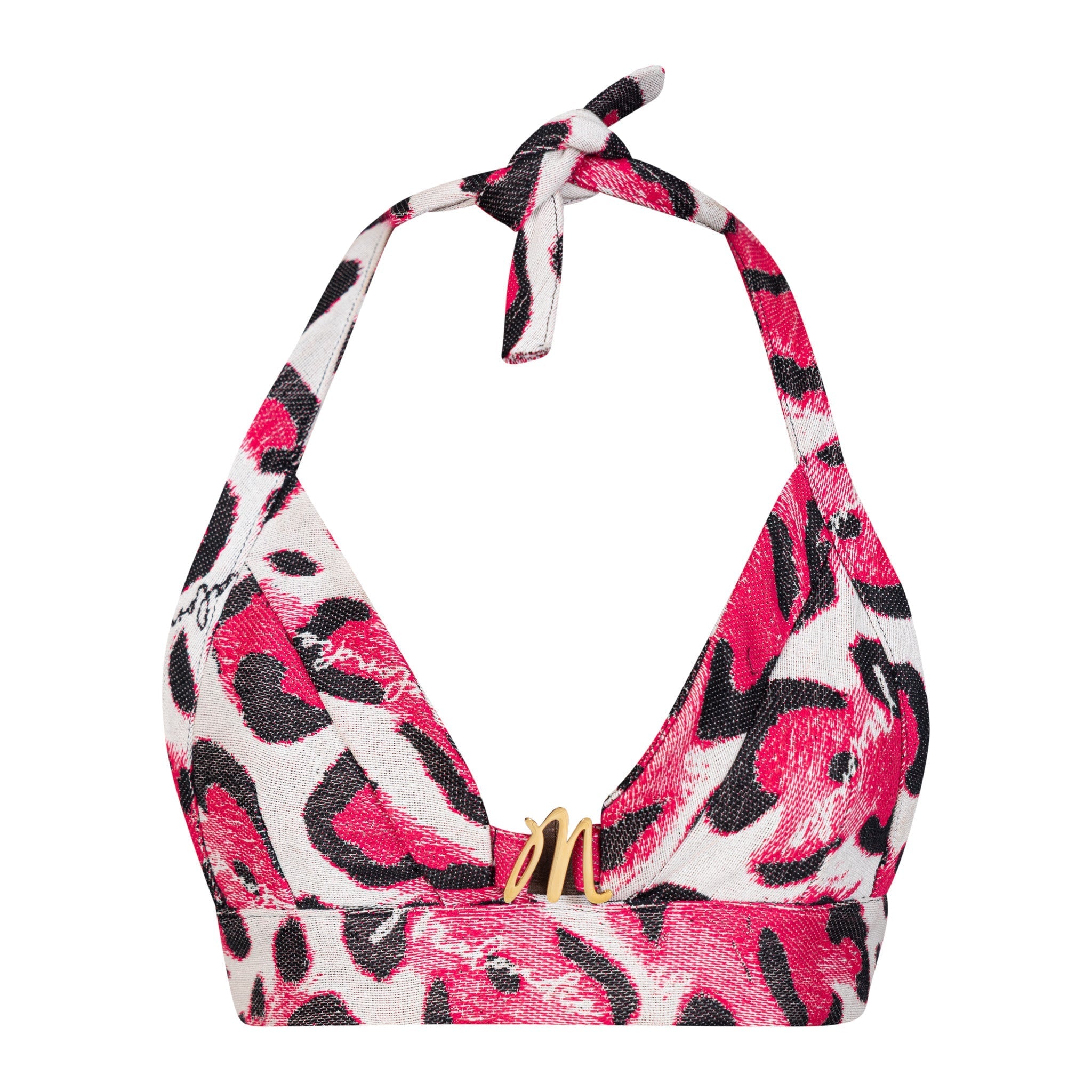 Malondie Pink Safari Bralette Top