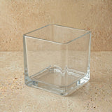 Square Glass Vessel • 10cm x10cm