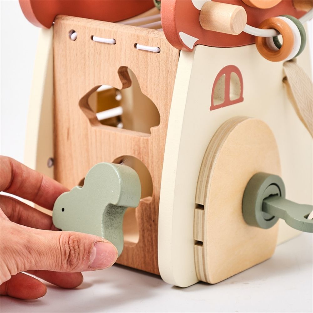 5-in-1 Wooden Activity Mushroom