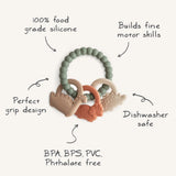 Mushie Teething Rings