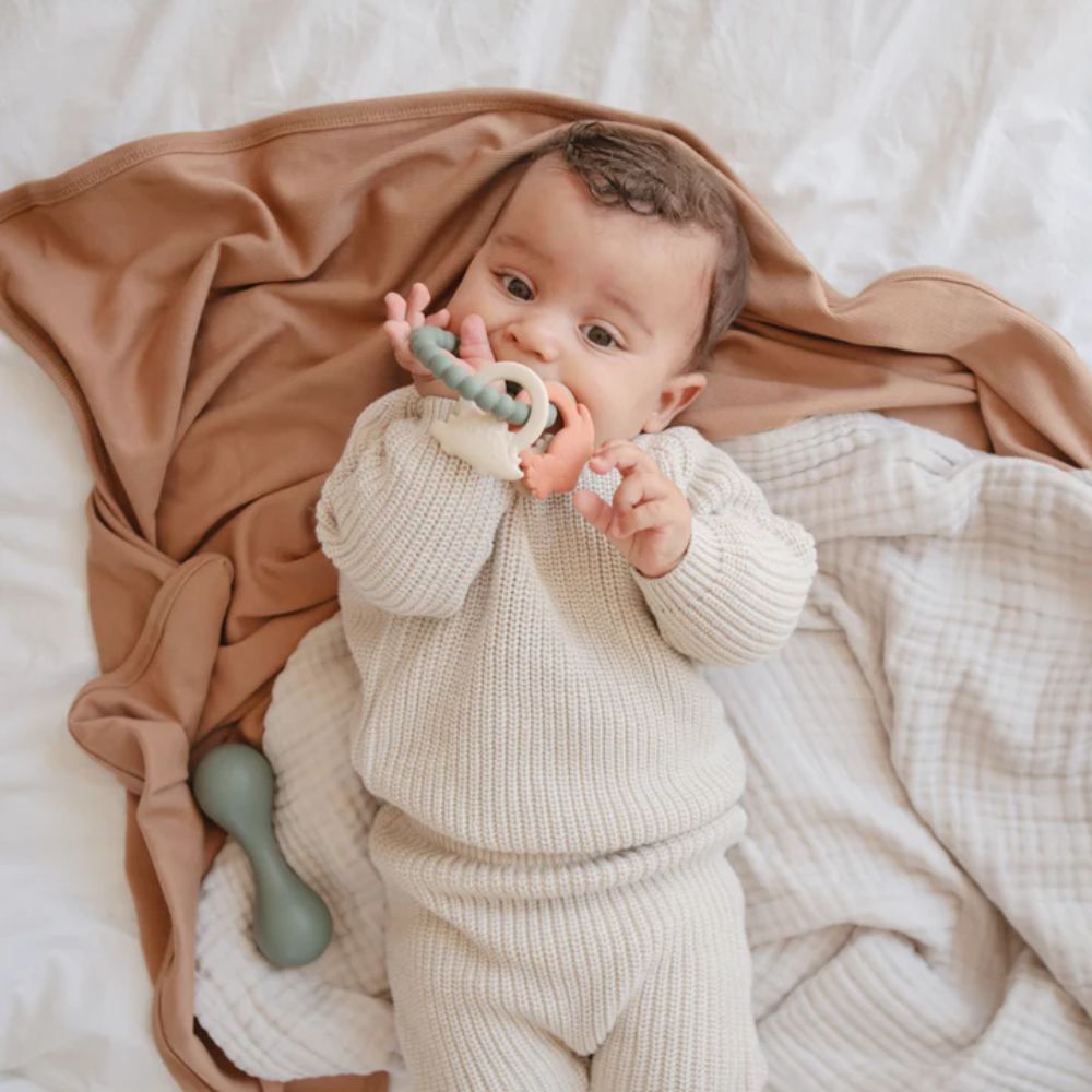 Mushie Teething Rings