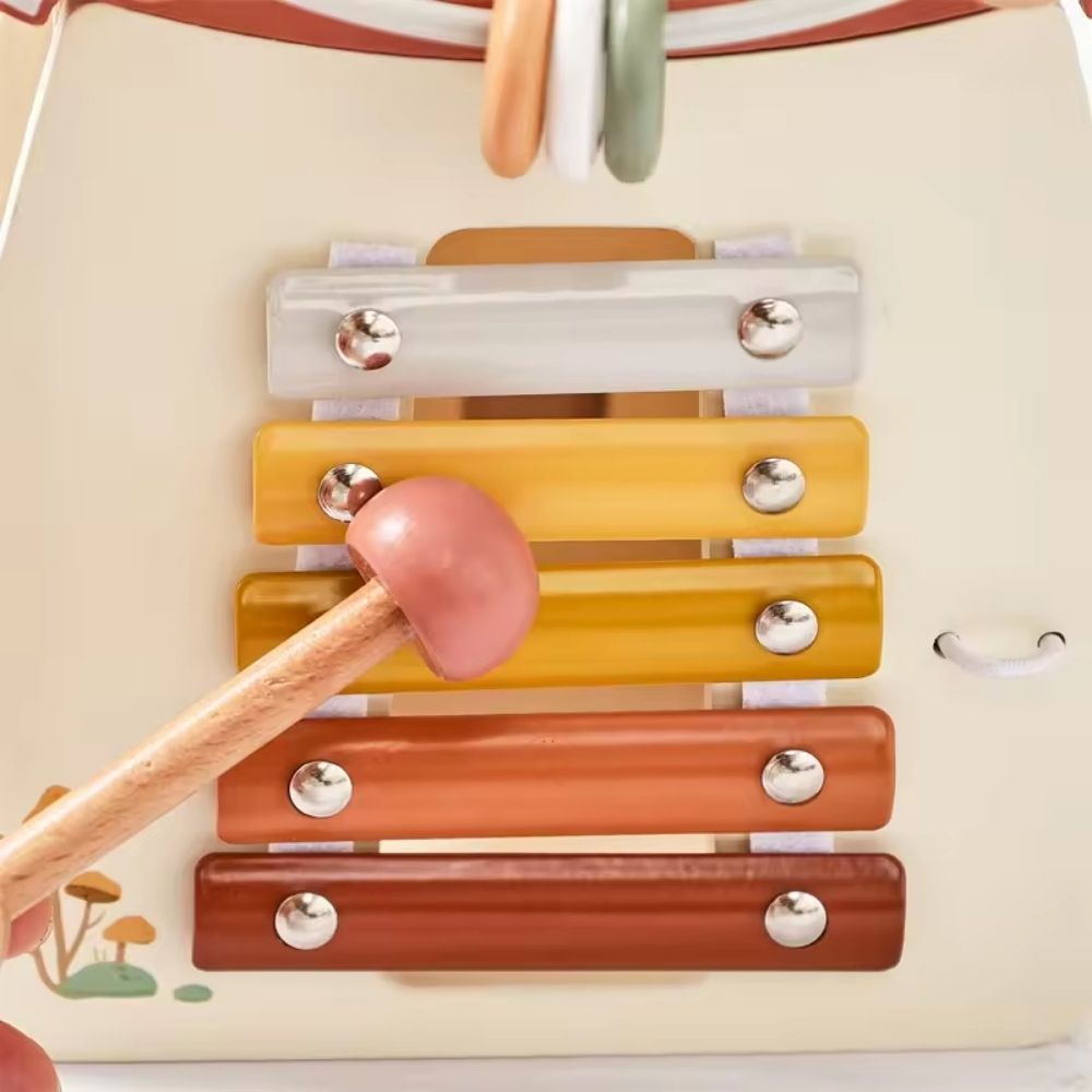 5-in-1 Wooden Activity Mushroom