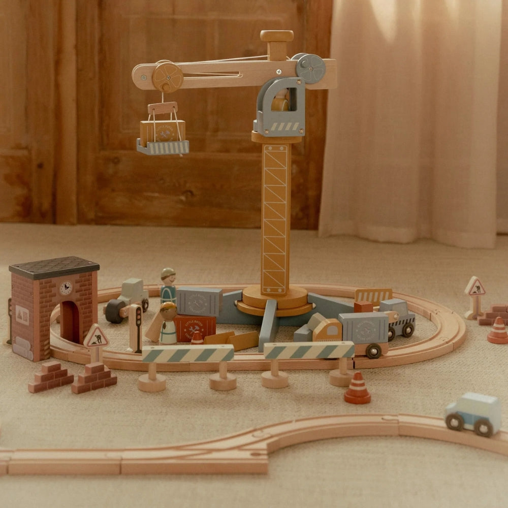 Little Dutch Wooden Crane Set