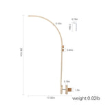 Curved Wooden Crib Mobile Arm