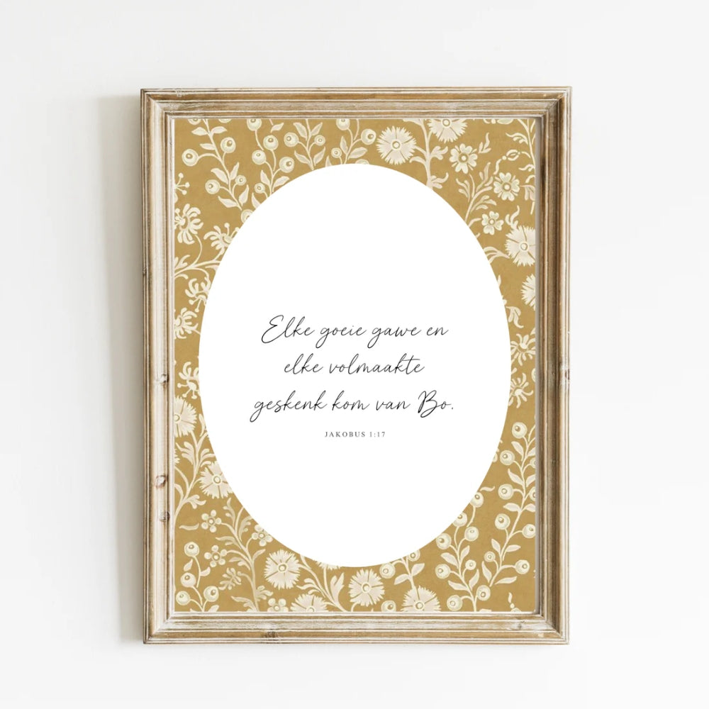 Purpose & Proverbs Wall Art Print