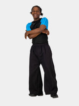 Cropped Seersucker Pants