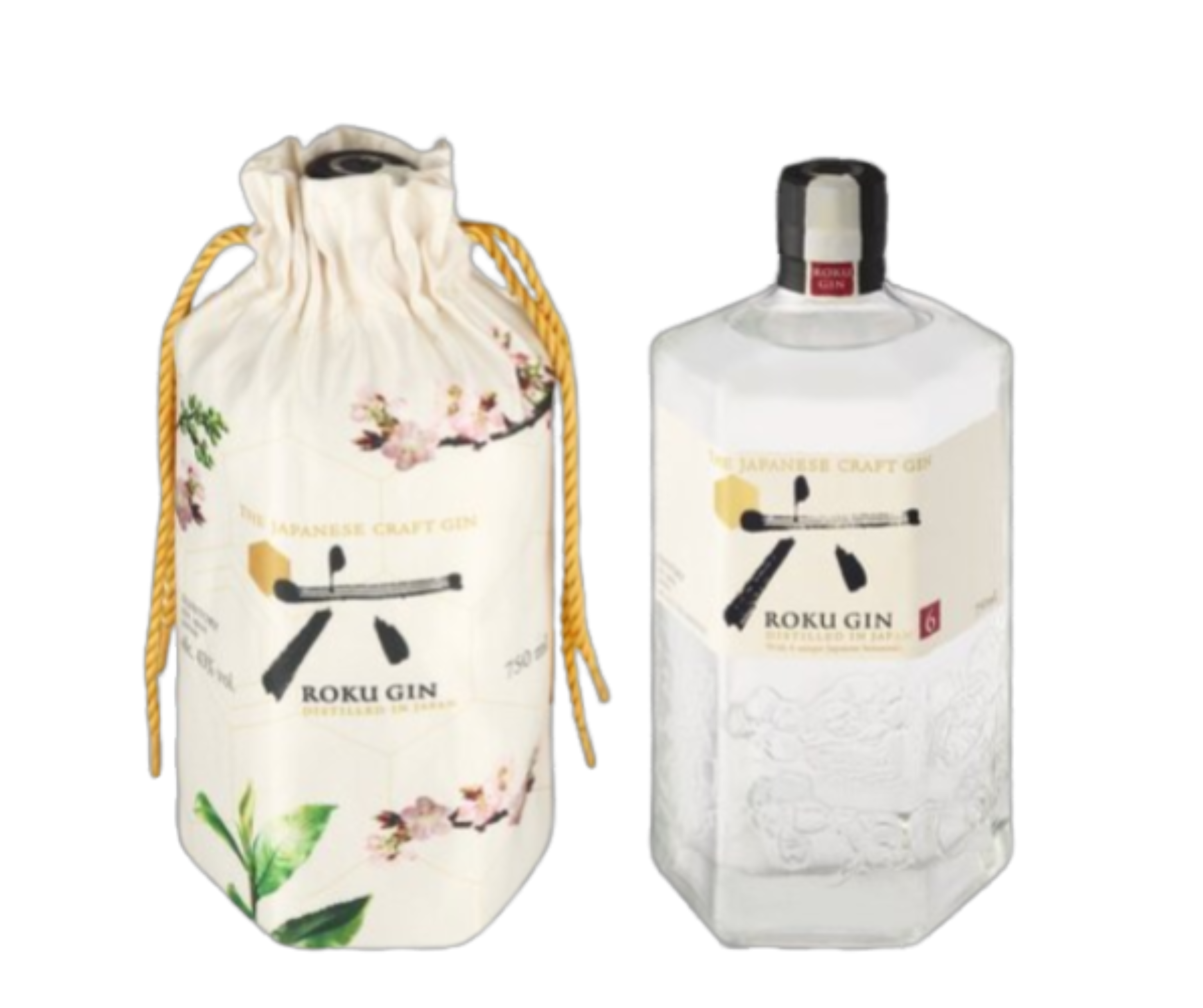 Roku Gin 750ml with Bag