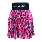 Malondie Pink Safari Pleated Minnie Skirt