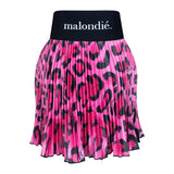 Malondie Pink Safari Pleated Minnie Skirt