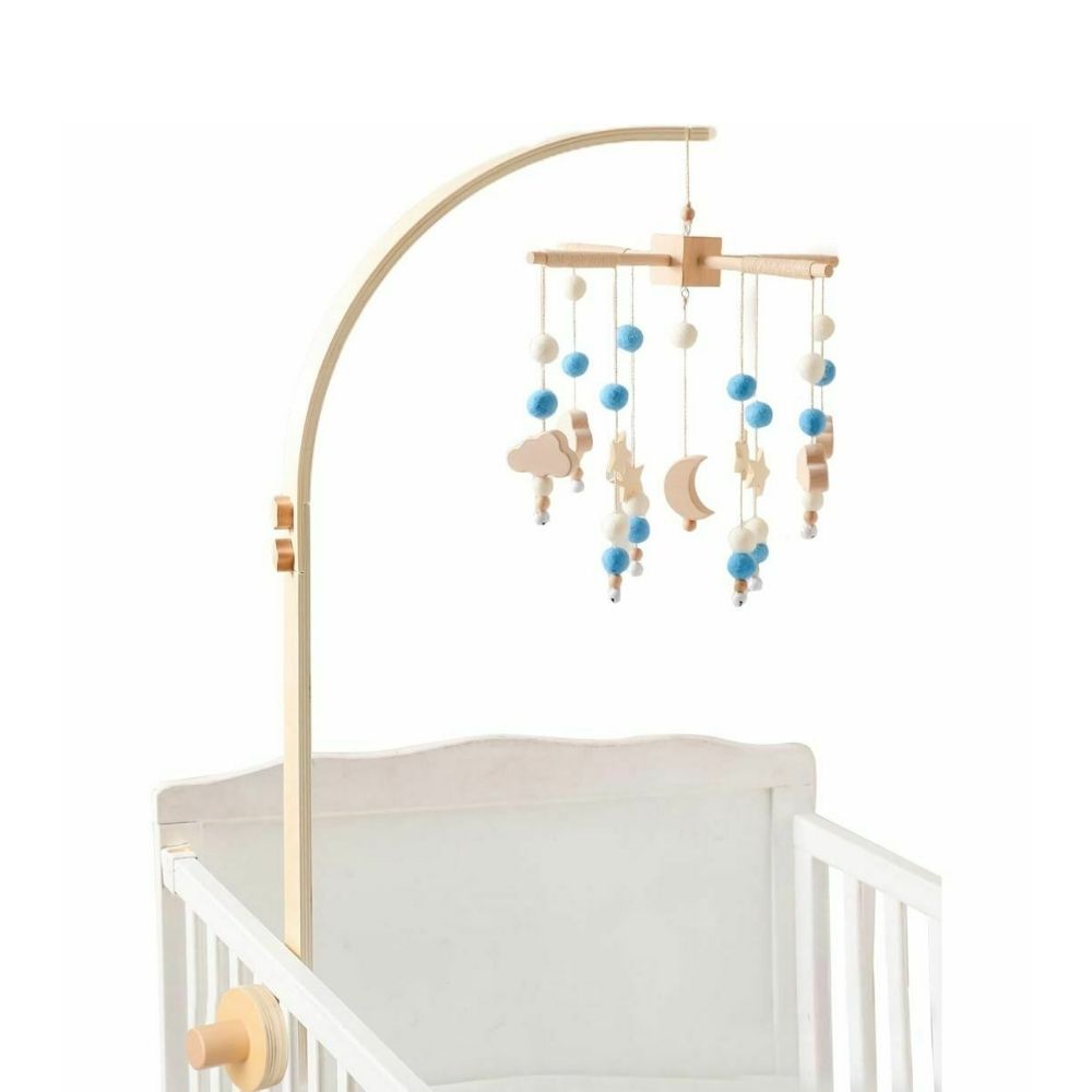 Curved Wooden Crib Mobile Arm