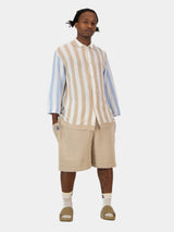 Knitted Stripe Bowler (oversized)