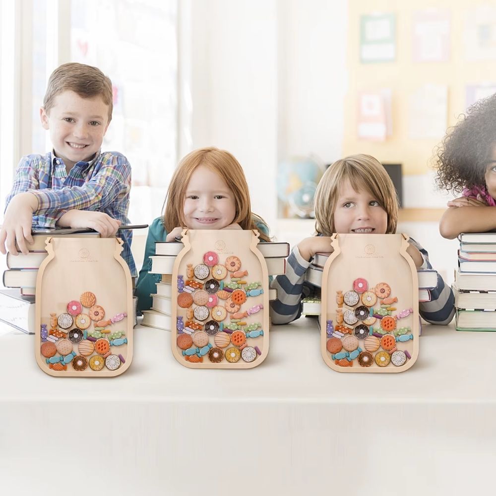 Magnetic Rewards Jar for Kids
