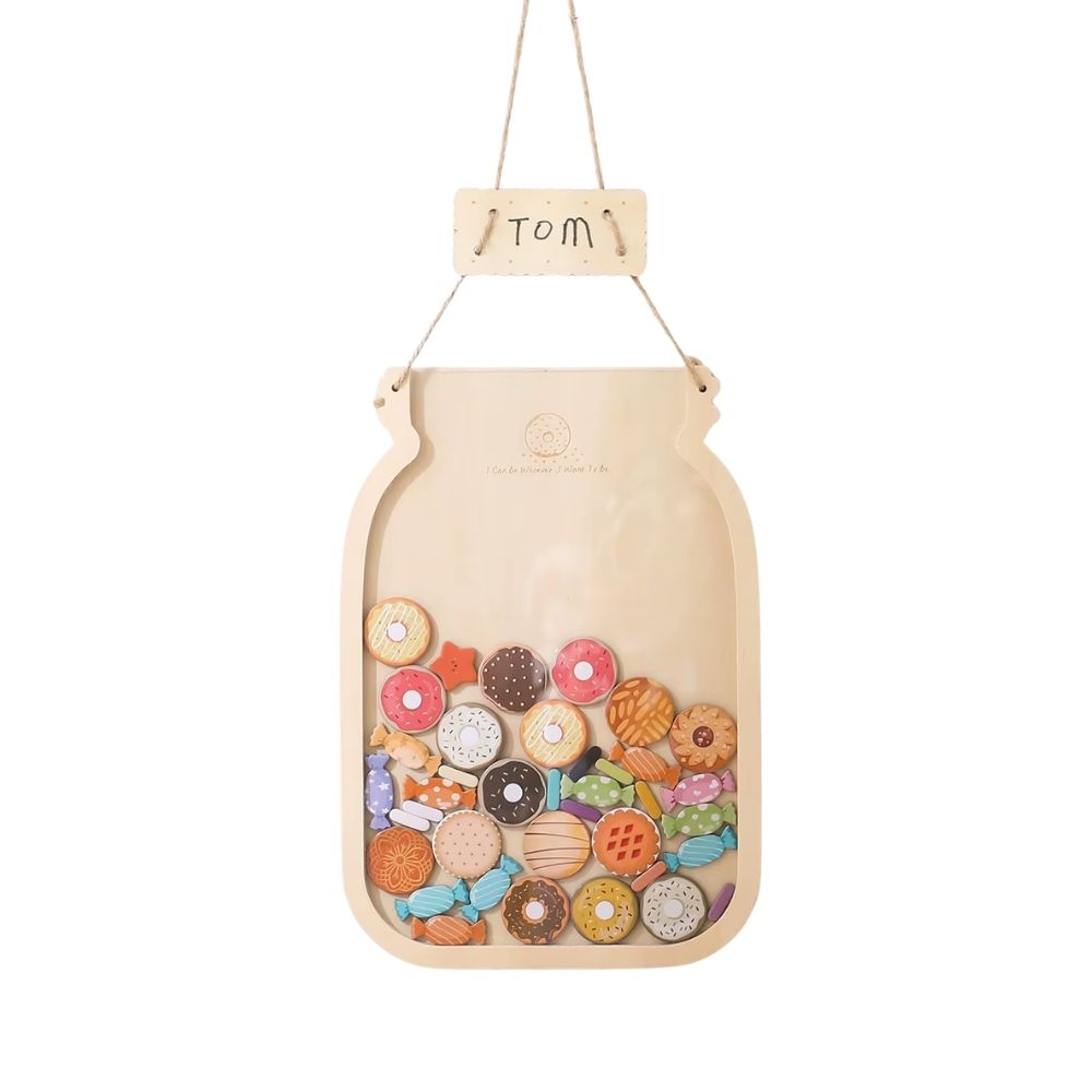 Magnetic Rewards Jar for Kids