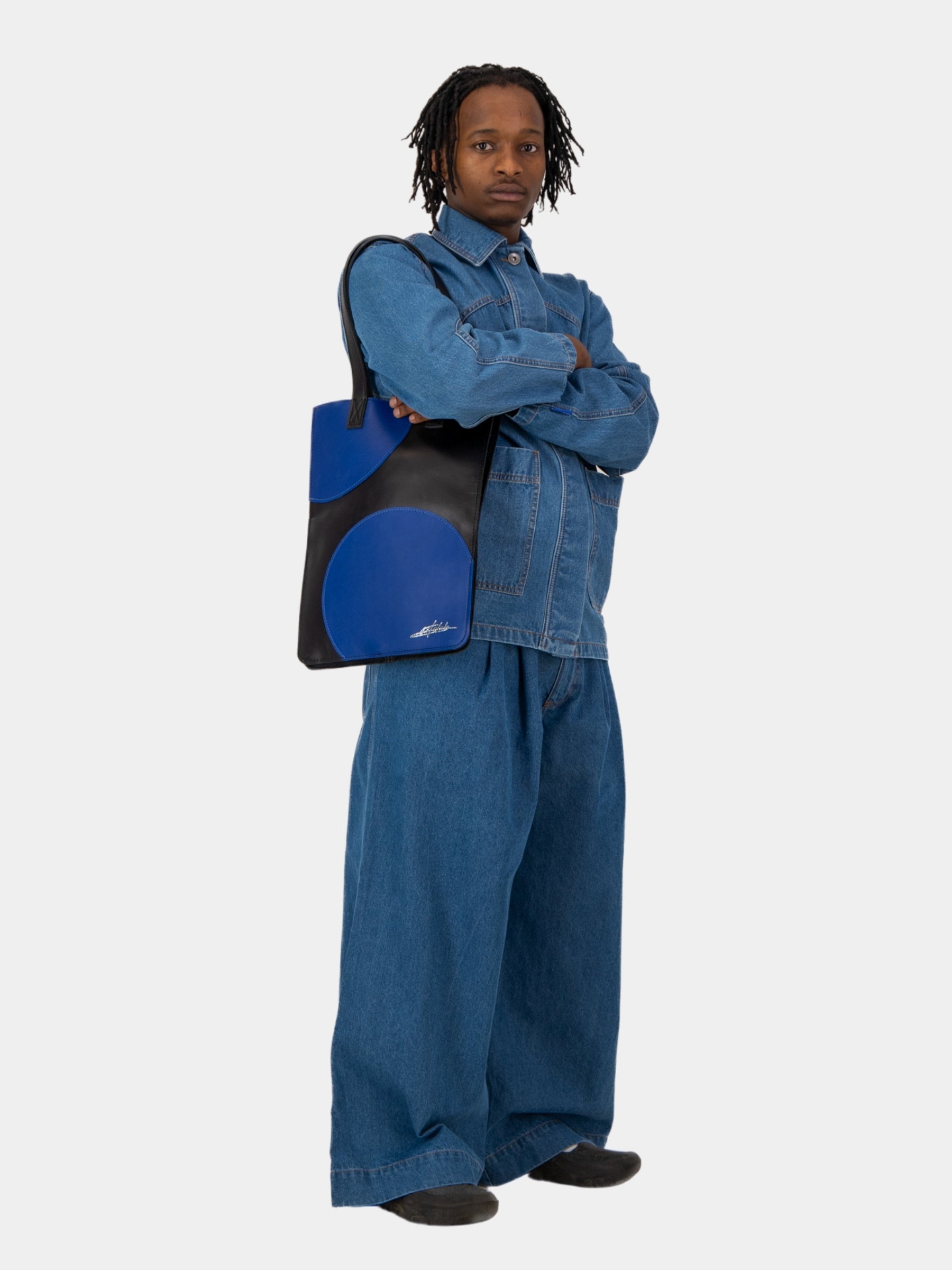 Engineered Denim Jacket (extra length) - Washed Indigo