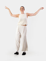 Cropped Cocoon Pants - Linen