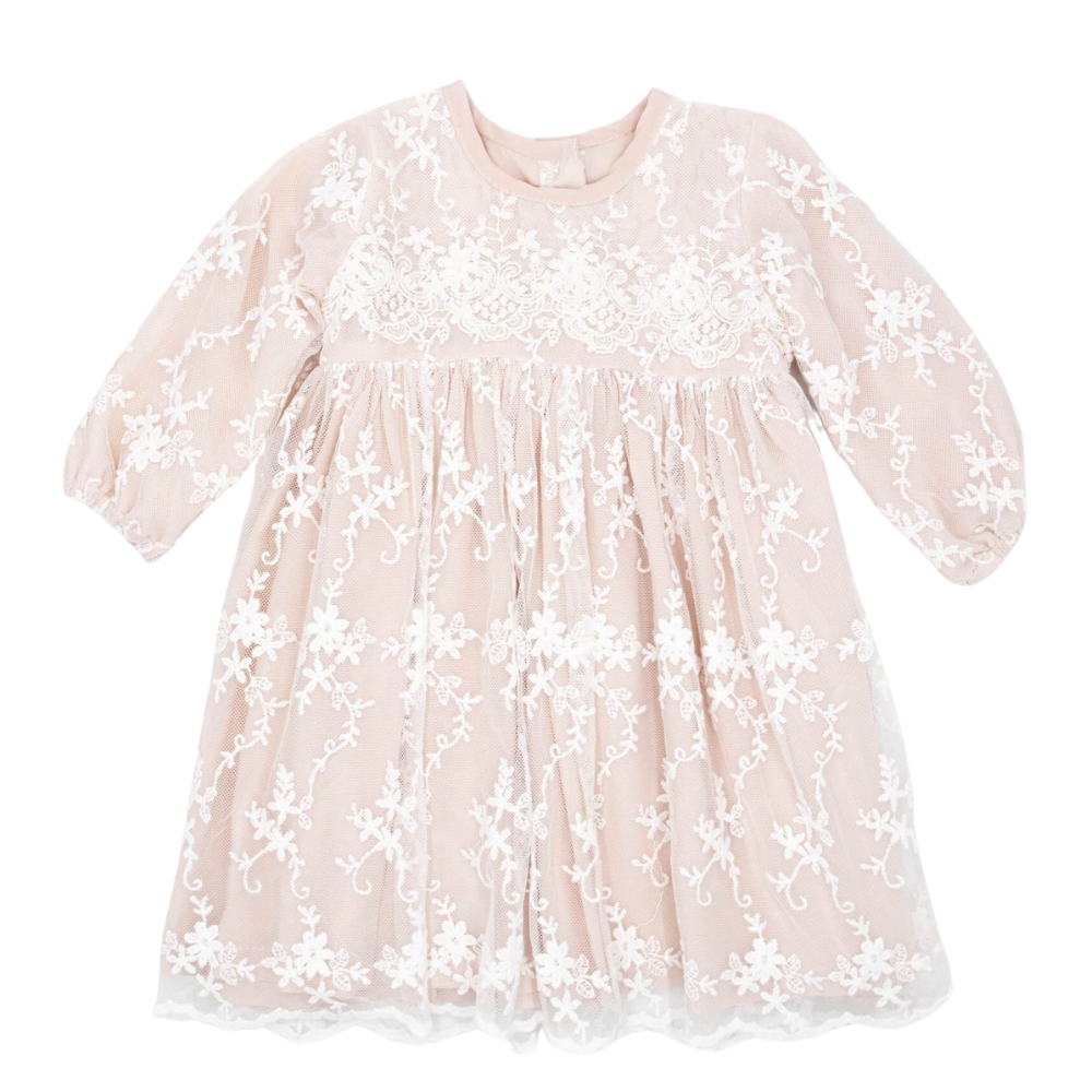 Meerkat Fleur Vintage Lace Long Sleeve Dress