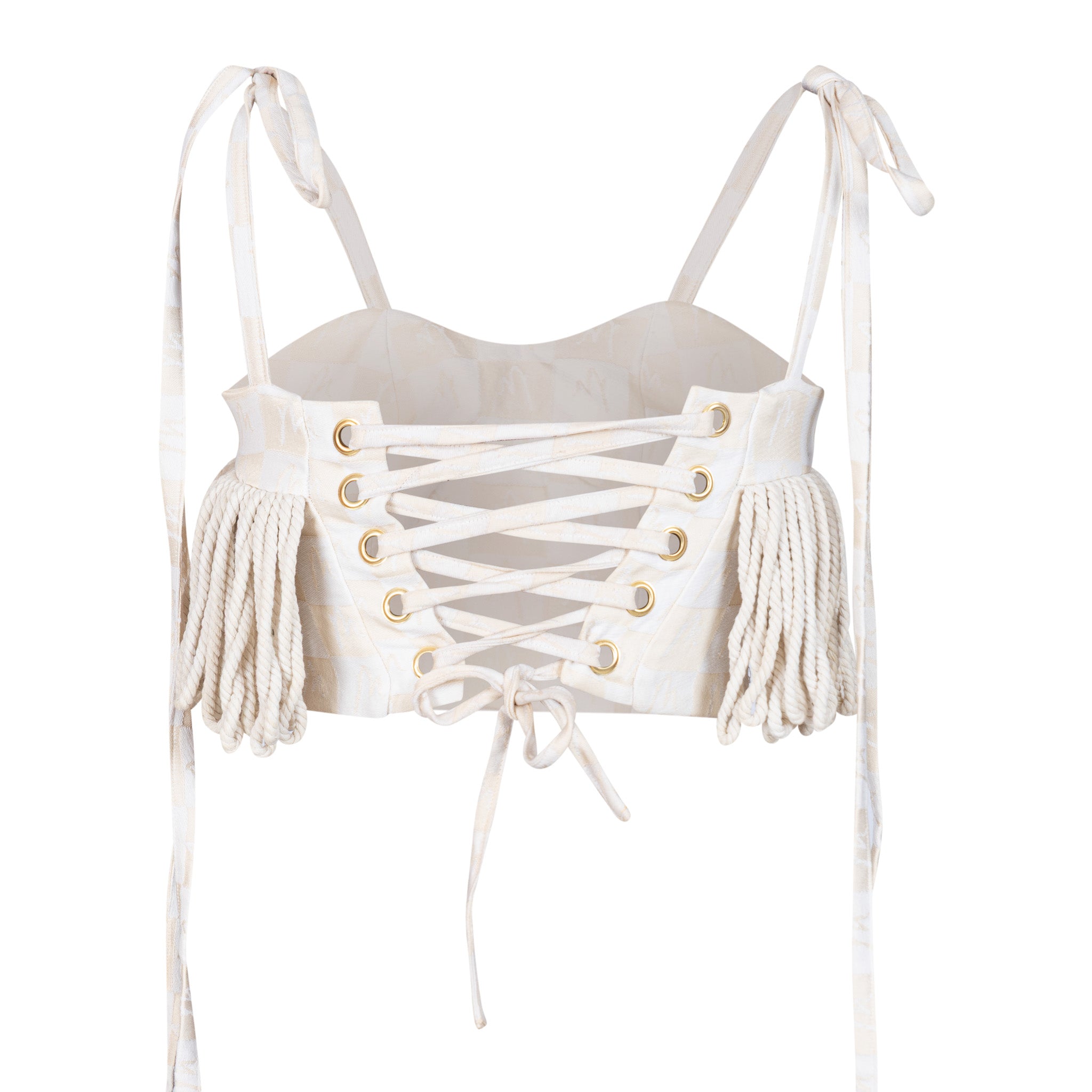 Malondie Cords Crop Top