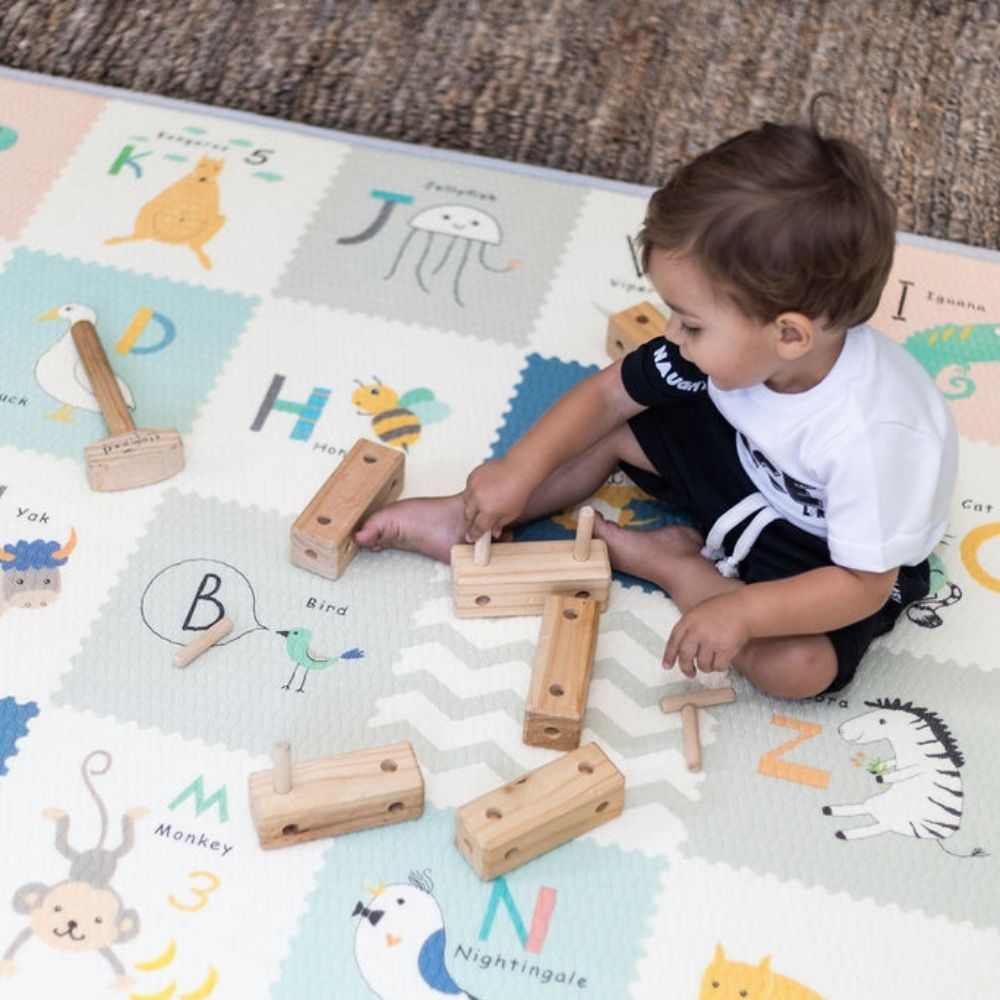 Tayla Jean Mint & Alphabet Play Mat
