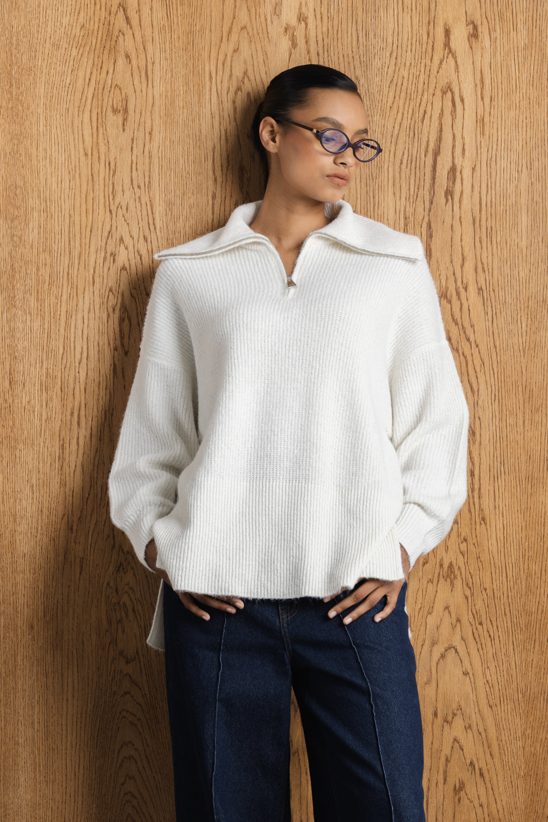 Elzanne Quater Zip Jumper