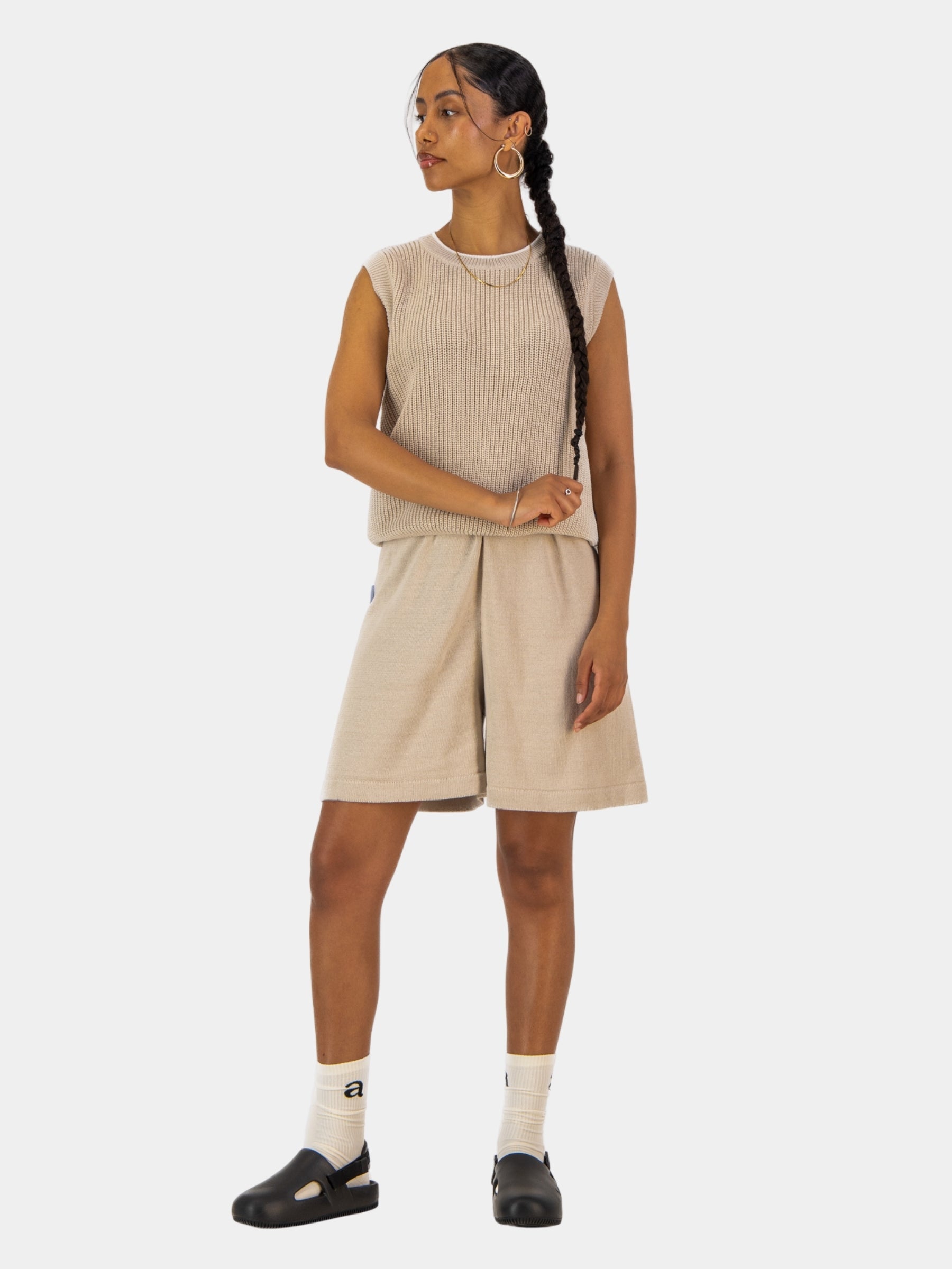 Knitwear Vest - Stone