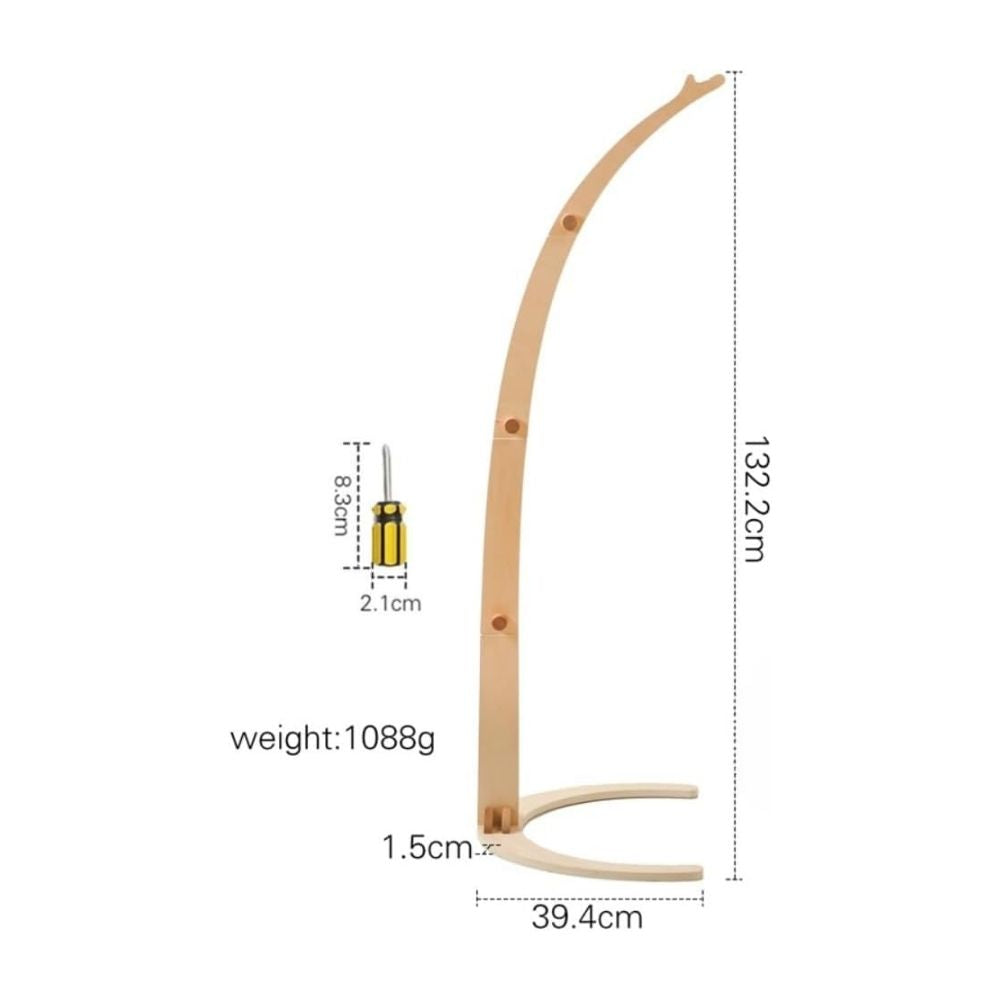 Wooden Standing Mobile Arm
