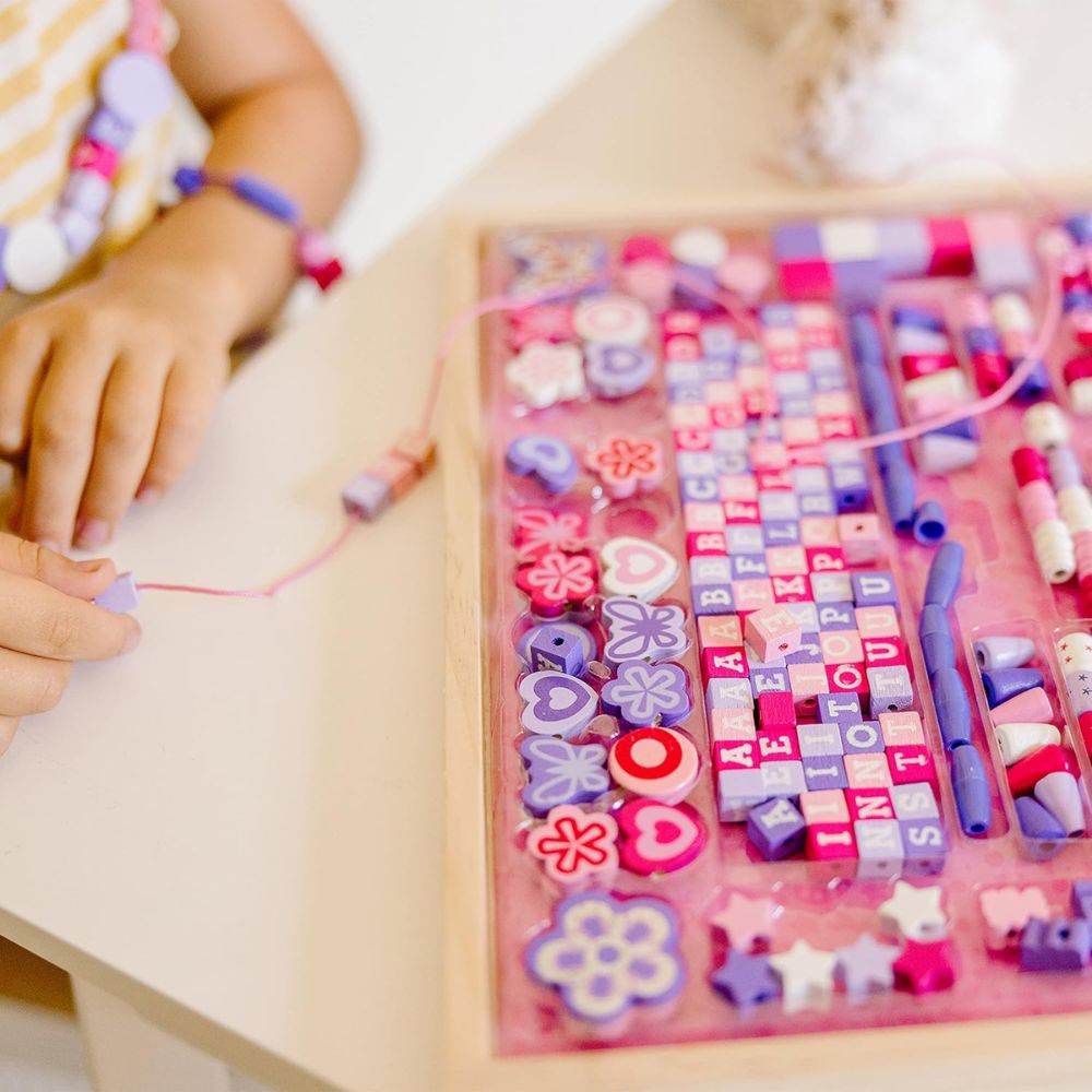 Melissa & Doug Deluxe Collection Wooden Bead Set