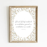 Purpose & Proverbs Wall Art Print